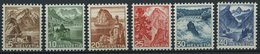 SCHWEIZ BUNDESPOST 500-05 **, 1948, Landschaften, Prachtsatz, Mi. 55.- - 1843-1852 Poste Federali E Cantonali