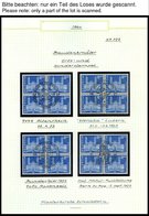 SCHWEIZ BUNDESPOST 696-713x VB O, 1960, Postgeschichtliche Motive Und Baudenkmäler, Normales Papier, In Zentrisch Gestem - 1843-1852 Kantonalmarken Und Bundesmarken