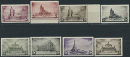 SOWJETUNION 558-65 **, 1937, Architektur Des Neuen Moskau, Postfrischer Prachtsatz, Mi. 160.- - Used Stamps