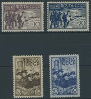 SOWJETUNION 614-17 **, 1938, Bergung Der Expeditionsmannschaft, Postfrischer Prachtsatz, Mi. 70.- - Used Stamps