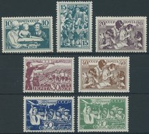 SOWJETUNION 618-24 **, 1938, Sowjetische Kinder, Normale Zähnung, Postfrischer Prachtsatz, Mi. 160.- - Usados