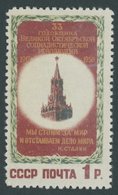 SOWJETUNION 1521 **, 1950, 1 R. 33. Jahrestag Der Oktoberrevolution, Postfrisch, Pracht, Mi. 70.- - Gebraucht