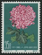 CHINA - VOLKSREPUBLIK 574 **, 1960, 35 F. Chrysanthemen, Pracht, Mi. 100.- - Other & Unclassified
