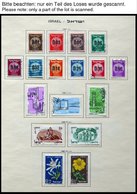 ISRAEL - SAMMLUNGEN, LOTS O,* , Fast Nur Gestempelte Anfängersammlung Israel Von 1948-71 Im Schaubek Album (Text Bis 197 - Colecciones & Series