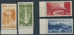 JAPAN 272-75 **, 1938, Nikko-Nationalpark, Postfrischer Prachtsatz - Other & Unclassified
