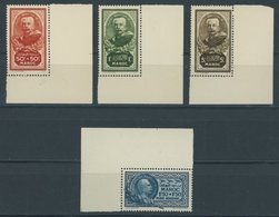 MAROKKO 123-26 **, 1935, Marschall Lyautey Aus Der Rechten Unteren Bogenecke, Postfrischer Prachtsatz - Maroc (1956-...)