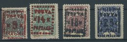 TUWA 11-14 *, 1927, Rad Der Ewigkeit, Handstempelaufdruck, Falzrest, Pracht, Mi. 110.- - Andere & Zonder Classificatie