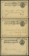 GANZSACHEN 1893-1903, 6 Verschiedene Komplette Frage- Und Antwort Ganzsachenkarten (Paid Reply Postal Cards), Gebraucht, - Autres & Non Classés