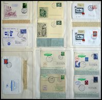 SLG. EUROPA Ca. 1958-62, Sammlung Mit 41 Belegen, U.a. Kinderdorf-Ballonpost, Underberg-Luftschiffpost, Kronfeld-Gedenks - Other & Unclassified