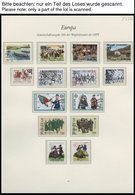 EUROPA UNION O, 1981/2, Folklore Und Historische Ereignisse, 2 Komplette Jahrgänge, Pracht, Mi. 151.80 - Verzamelingen