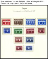 EUROPA UNION **, 1984, Brücke, Kompletter Jahrgang Mit Markenheftchen Griechenland Und Schweden, Pracht, Mi. 206.40 - Verzamelingen