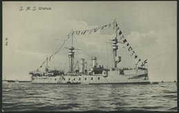 ALTE POSTKARTEN - SCHIFFE KAISERL. MARINE S.M.S. Uranus, Ungebrauchte Karte - Krieg