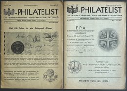 PHIL. LITERATUR Austria-Philatelist, 2 Hefte Nr. 100 Und 101-102, April/Mai Und Mai-Juni 1954, Adolf Kosel Verlag, Mit V - Philatélie Et Histoire Postale