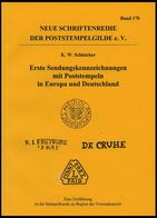 PHIL. LITERATUR Erste Sendungskennzeichnungen Mit Poststempeln In Europa Und Deutschland - Eine Einführung In Die Stempe - Filatelia E Storia Postale