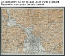 ALTE LANDKARTEN - ÖSTERRE 1899-1926, 14 Verschiedene Kleinformatige Farbige Stadt- Und Umgebungskarten - Autres & Non Classés