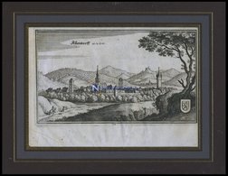 ALLENDORF, Gesamtansicht, Kupferstich Von Merian Um 1645 - Lithographies