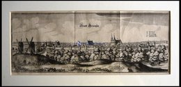 GRANSEE, Gesamtansicht, Kupferstich Von Merian Um 1645 - Lithografieën
