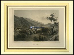 ILANZ/GRAUBÜNDEN, Gesamtansicht, Sta-St. Von Rohbock/Oeder Um 1840 - Litografía