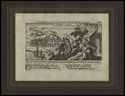 IRAN: Hormus, Gesamtansicht, Kupferstich Von Meisner Um 1678 - Lithographien
