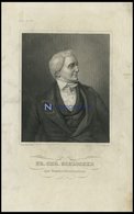 Fr. Chr. Schlosser, Stahlstich Von B.I. Um 1840 - Litografía