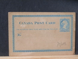 75/093         CP CANADA   NEUF QUALITE A VOIRE - 1860-1899 Regno Di Victoria