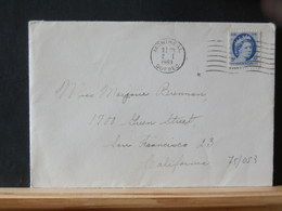 75/053      LETTRE    CANADA  1963 TO USA - Briefe U. Dokumente