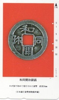 Télécarte Japonaise : Première Pièce Japonaise (An 708) 和同開珎 - Sellos & Monedas