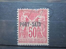 VEND TIMBRE DE PORT-SAID N° 15 , NEUF AVEC CHARNIERE !!! - Unused Stamps