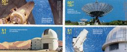 ARGENTINE / Espace Antennes Spatiales Et Télescopes Série 4 Valeurs Dentelées MNH Vente 2.00 Euros - Südamerika