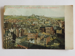 Cincinnati Looking Toward MT Adams From Union Trust Building Stamp Benjamin Franklin  1907  A 169 - Cincinnati