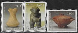 2011 Polynésie Française N° 953 à 955 Nf** MNH . Heiva . Sculptures . - Ungebraucht