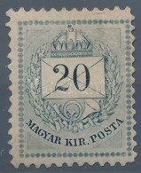 * 1874 20kr 11 1/2 Fogazással RR! (145.000) - Other & Unclassified