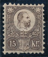 * 1871 Réznyomat 15kr Töredezett Gumi (120.000) - Other & Unclassified