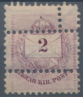 * 1881 2kr II Lemez Fogazási Rendellenességgel RR! - Other & Unclassified