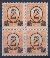 ** 1931 Kisegítő 2/3f  Négyestömb F:14:14 1/2 (12.000) - Other & Unclassified