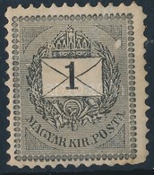 * 1888 Sztereo 1kr Foltok, Lemezjavítás (alul Foghibák) - Other & Unclassified