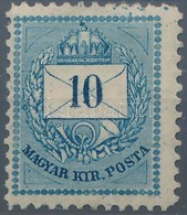 * 1874 10kr 11 1/2 Fogazással Ferchenbauer Szignóval (18.000) - Other & Unclassified