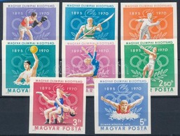 ** 1970 Magyar Olimpiai Bizottság (I.) Vágott Sor (3.500) - Autres & Non Classés