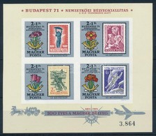 ** 1971 Bélyegnap (44.) - Budapest '71 (II.) Vágott Blokk (5.000) - Other & Unclassified