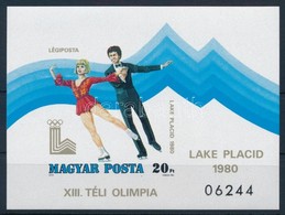 ** 1979 Téli Olimpia (VI.) - Lake Placid Vágott Blokk (5.000) - Autres & Non Classés
