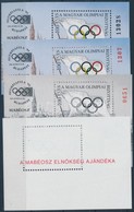 ** 1995/1 100 éves A Magyar Olimpiai Bizottság 4 Db-os Emlékív Garnitúra, Közte 'A MABÉOSZ ELNÖKSÉG AJÁNDÉKA' (30.250) - Other & Unclassified