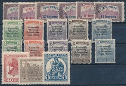** * O 1919-1920 5 Db Teljes Sor Stecklapon - Other & Unclassified