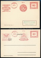 1939-1941 3 Klf Bélyegkiállítási Emlékbélyegzés + Frankotyp Bélyegzés - Other & Unclassified