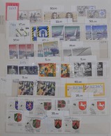 ** O NSZK 1990-1995 Párhuzamos Bélyegzett és Postatiszta Gyűjtemény 10 Lapos Berakóban (Mi EUR 500,-) - Other & Unclassified