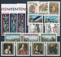 ** Liechtenstein 1979-1999 6 Db Sor + Az Egyik Sor 4 CM-en - Other & Unclassified