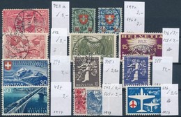 O Svájc 1900-1956 13 Db Klf Bélyeg Stecklapon (Mi EUR 53,70) - Other & Unclassified