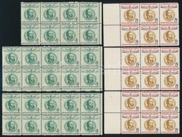 ** USA 1958 Kossuth 18 Sor + 10 Db 4c Tömbökben - Other & Unclassified