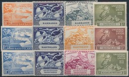 ** 1949 75 éves Az UPU 3 Klf Sor - Altri & Non Classificati