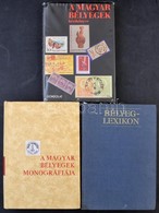 Magyar Bélyegek Kézikönyve + Monográfia 6. Kötet + Bélyeglexikon - Altri & Non Classificati