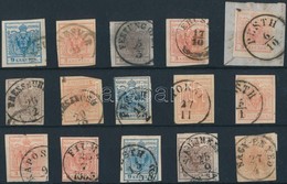 O 1850 15 Db Bélyeg Szép / Olvasható Bélyegzésekkel / 15 Stamps With Nice / Readable Cancellations - Autres & Non Classés